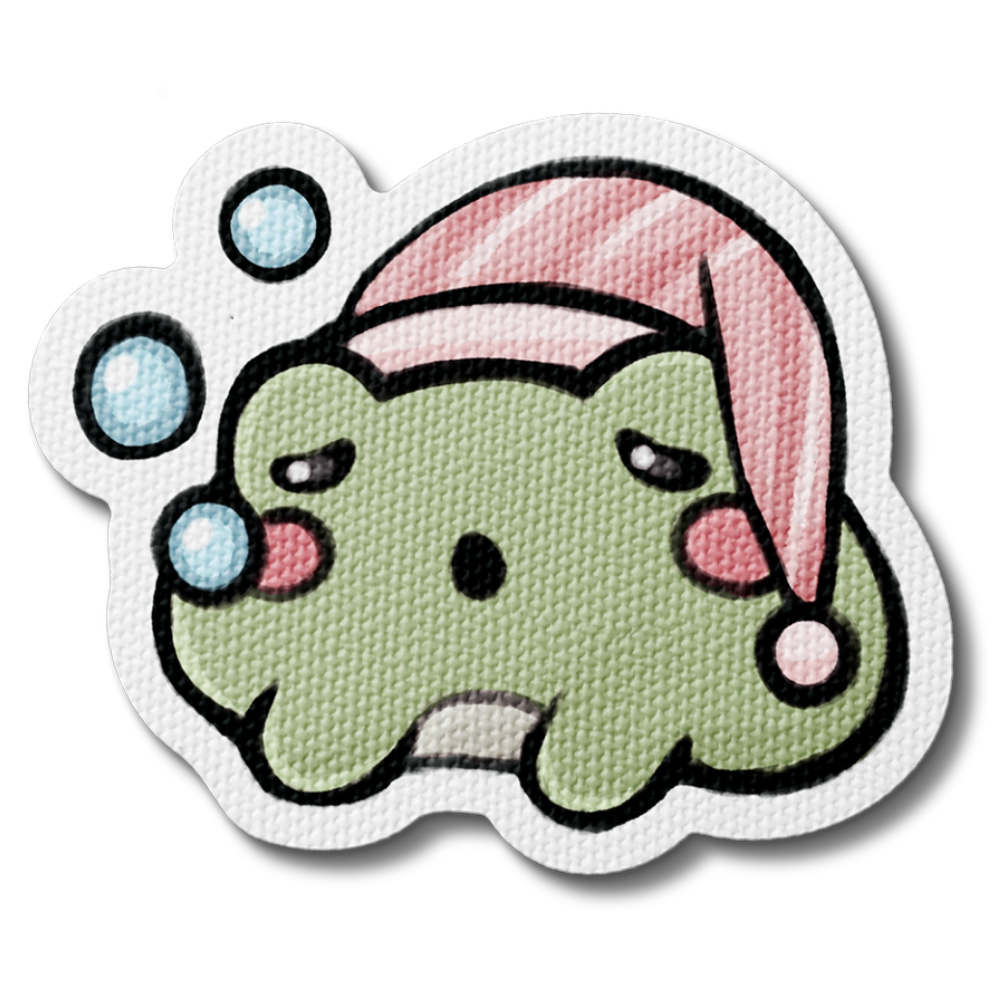 Sleepy Time Finneas the Frog Sensory Sticker