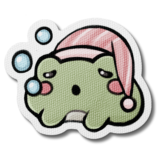 Sleepy Time Finneas the Frog Sensory Sticker