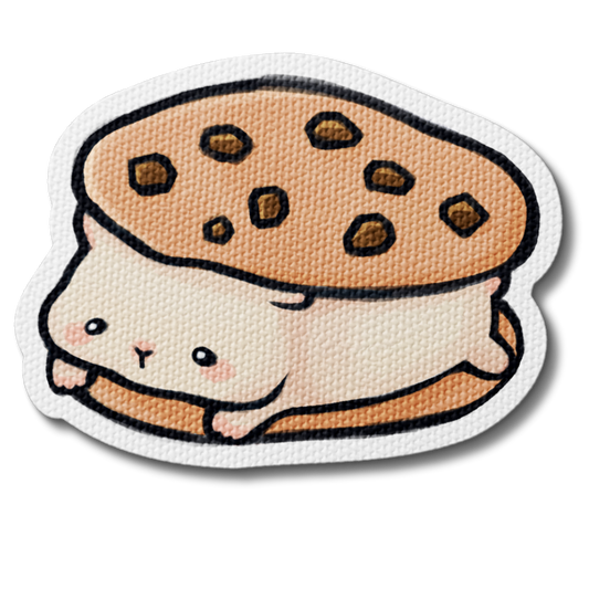 Cookie Cat Ice Cream Sandwich Sensory Sticker