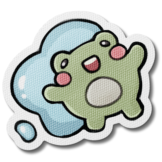Bubble Bath Finneas the Frog Sensory Sticker